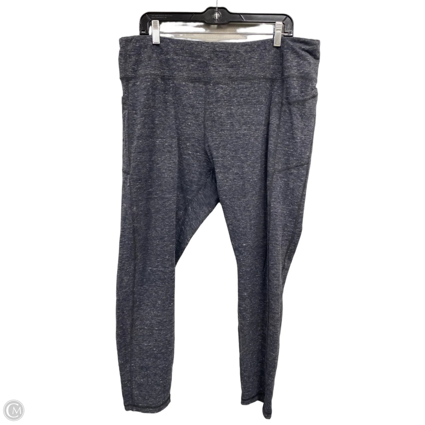 Athletic Leggings By Athletic Works In Grey, Size: 3x