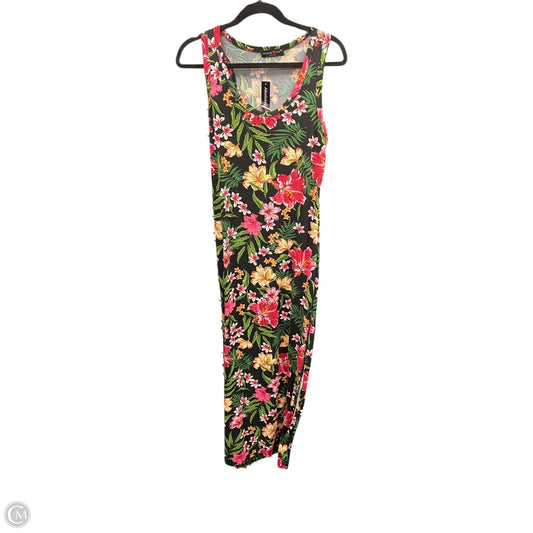 Dress Casual Maxi By Clothes Mentor In Tropical Print, Size: Xl