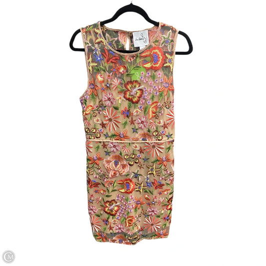 Dress Casual Midi By Sam Edelman In Floral Print, Size: 12