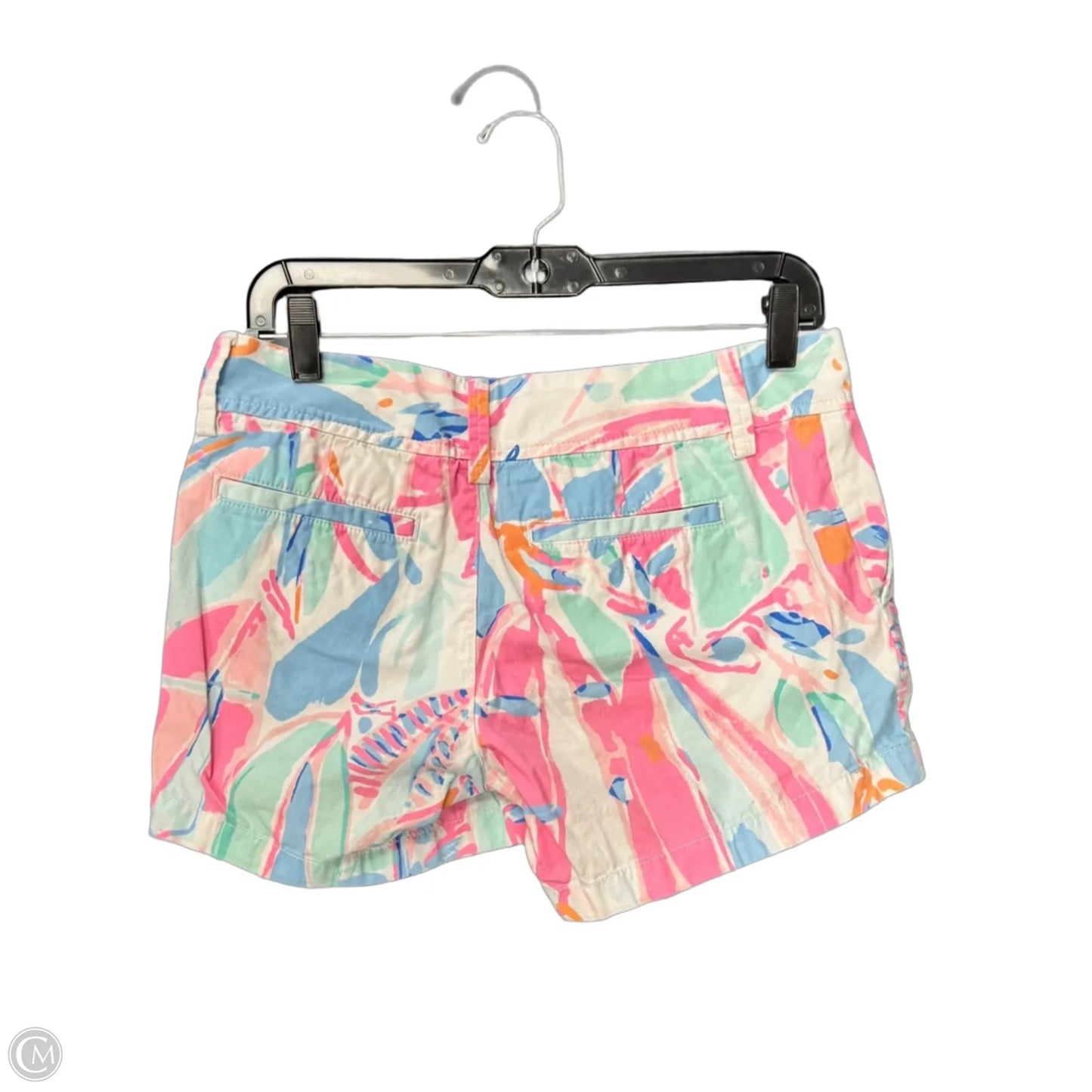 Shorts Designer By Lilly Pulitzer In Pink & White, Size: 2