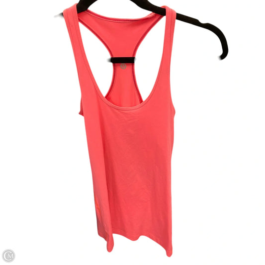 Athletic Tank Top By Lululemon In Pink, Size: M