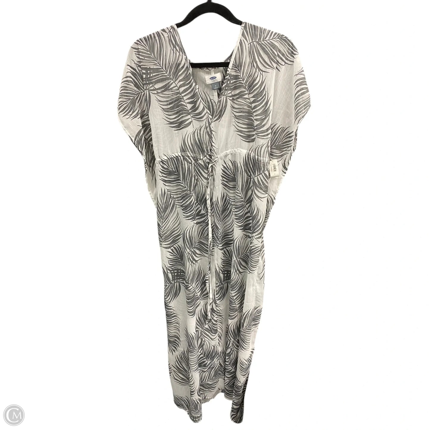 Swimwear Cover-up By Old Navy In Grey & White, Size: M