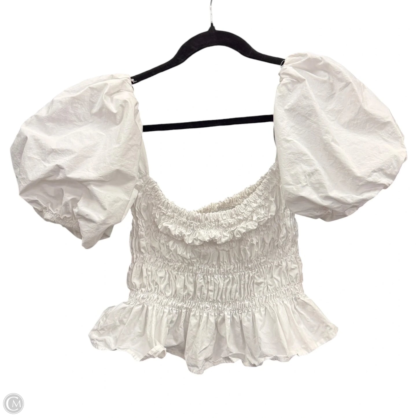Top Short Sleeve By Astr The Label In White, Size: M
