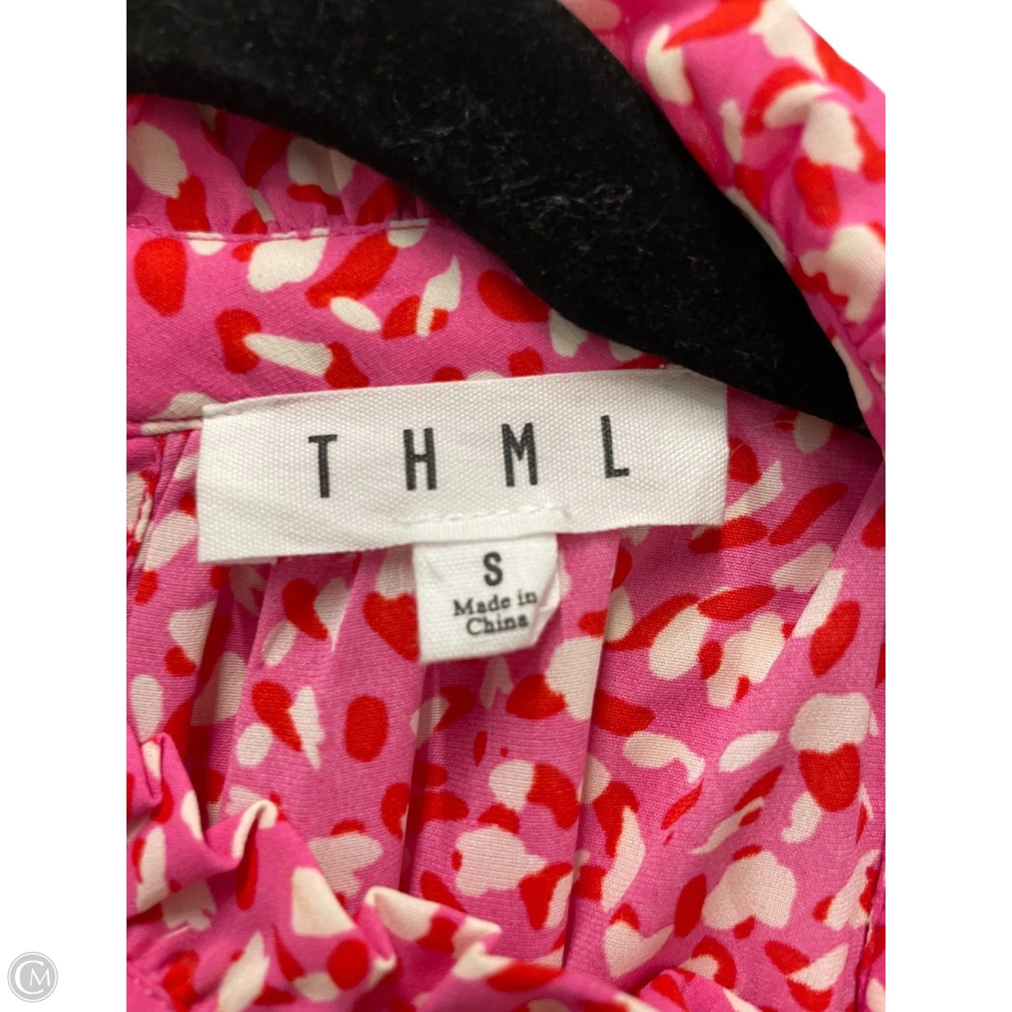 Top Short Sleeve By Thml In Pink, Size: S