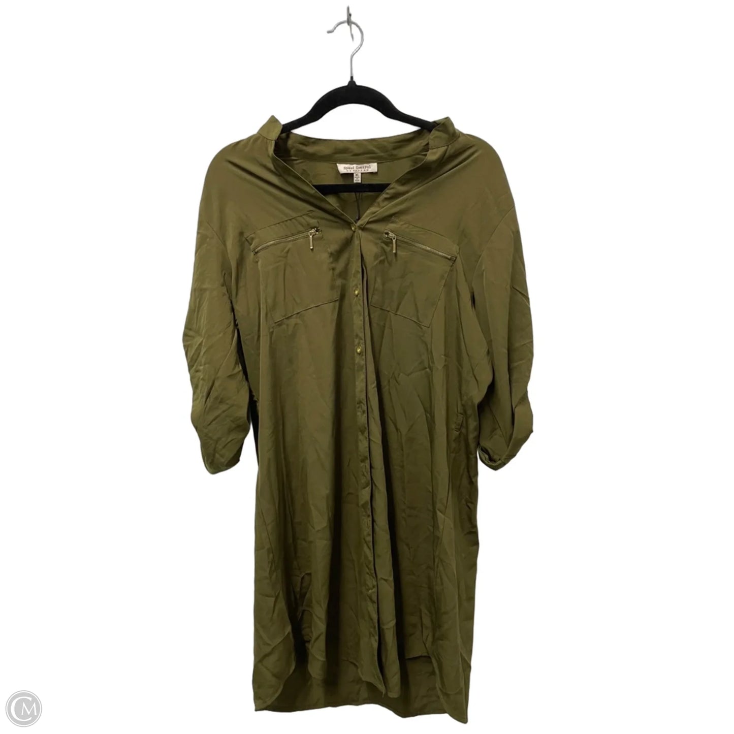 Dress Casual Short By Speed Control In Green, Size: Xl