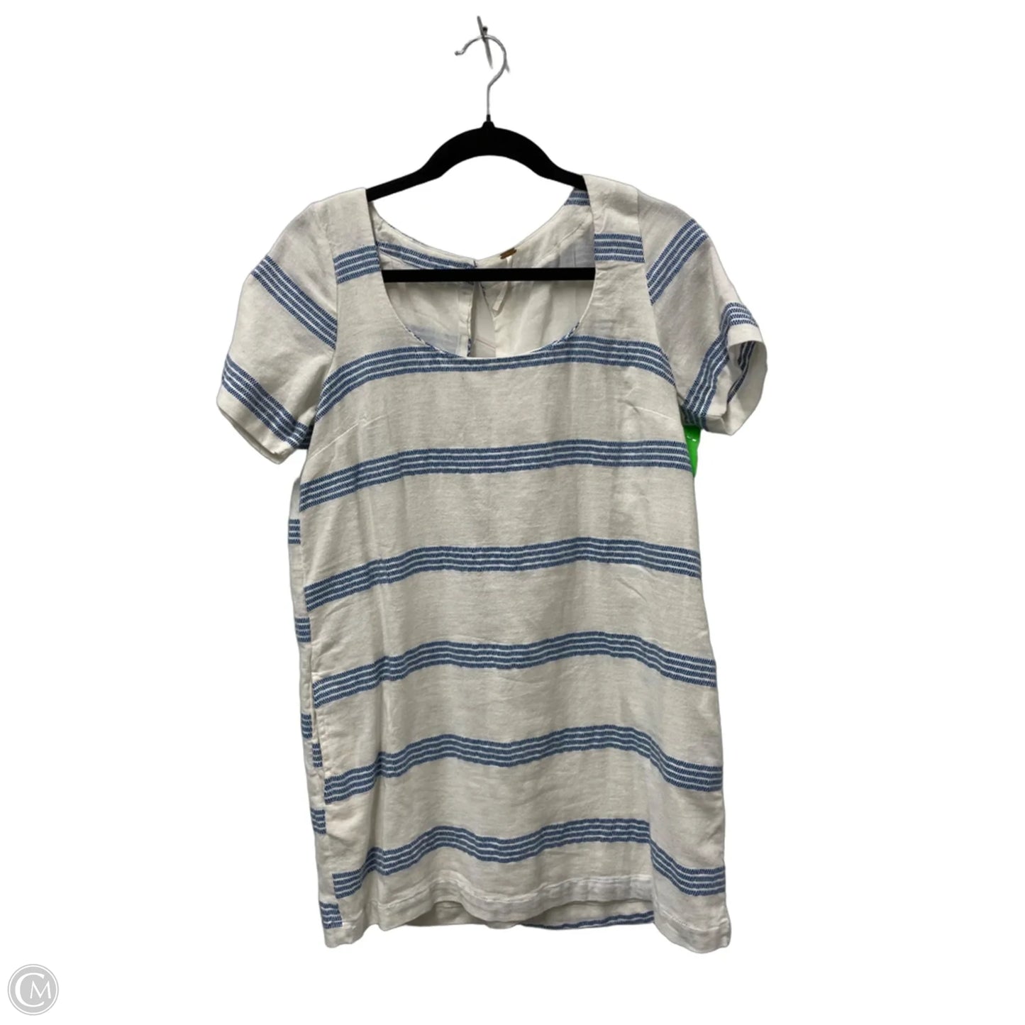 Dress Casual Short By Free People In Blue & Cream, Size: S