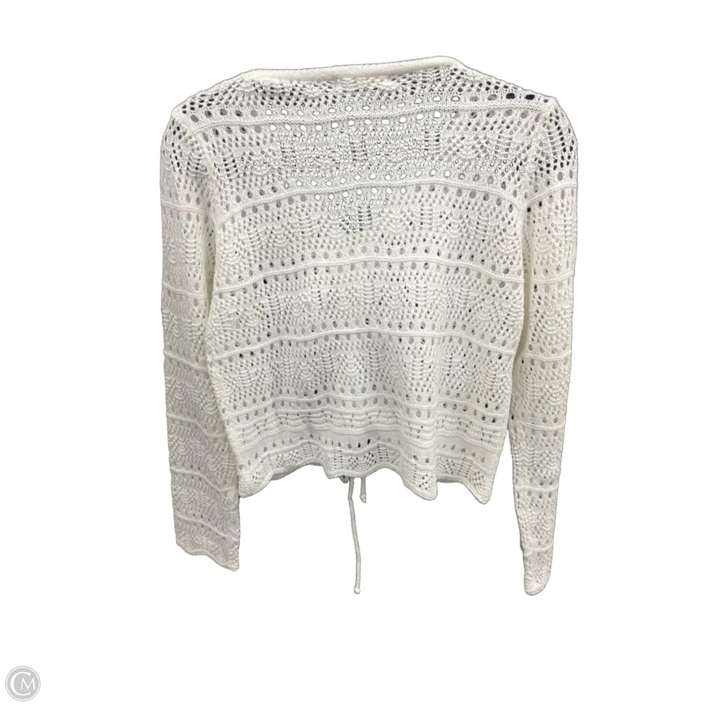 Top Long Sleeve By Jolie & Joy In White, Size: L