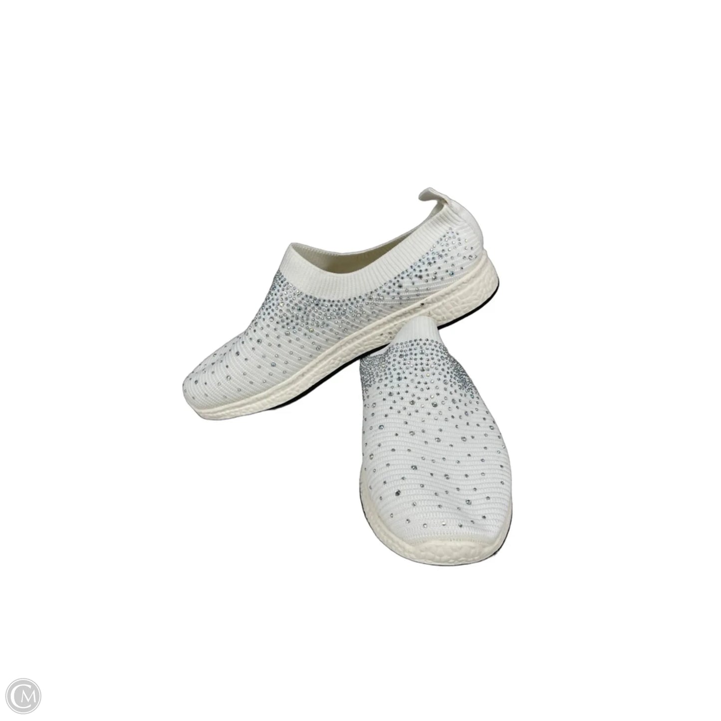 Shoes Flats By Clothes Mentor In White, Size: 8.5