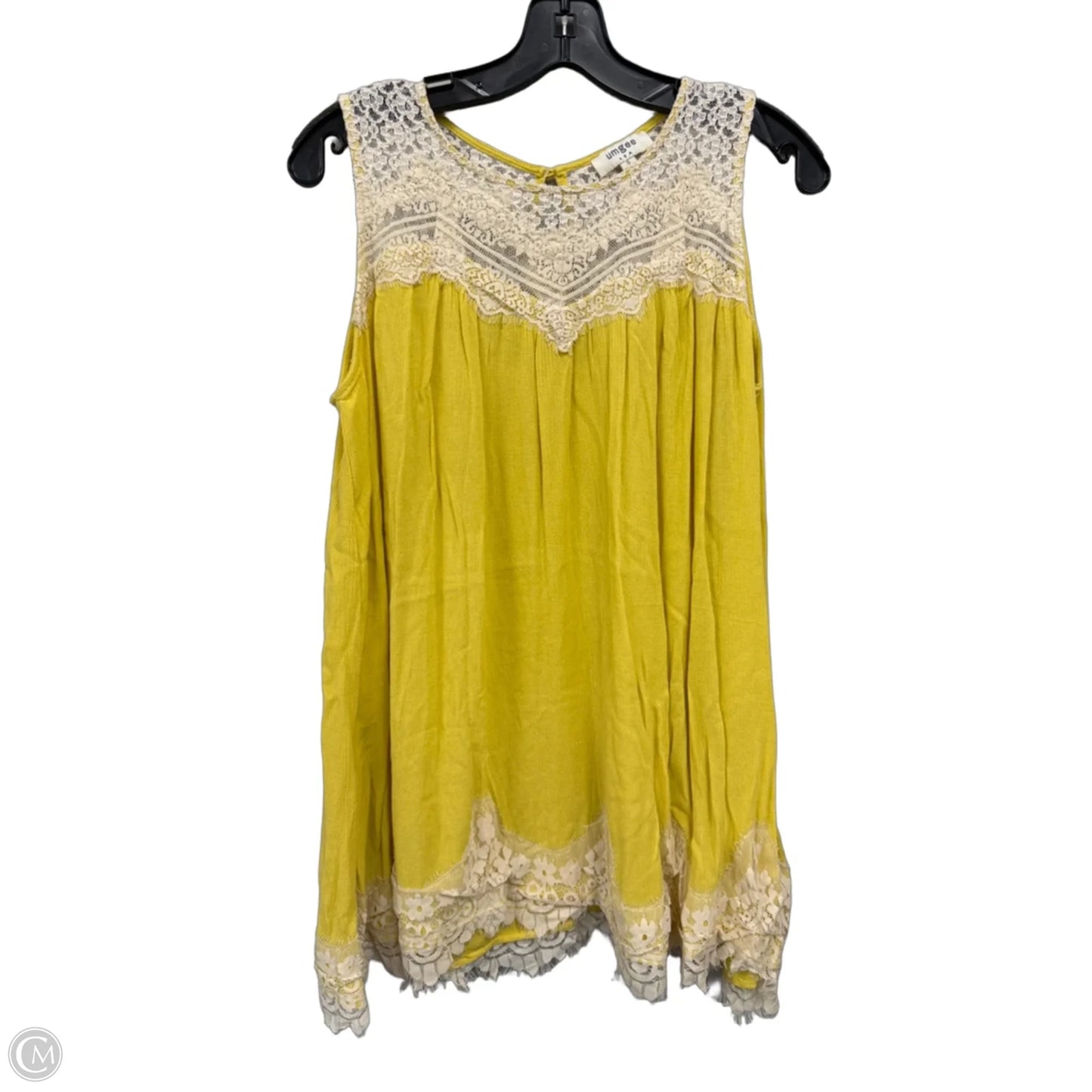 Dress Casual Short By Umgee In Yellow, Size: S