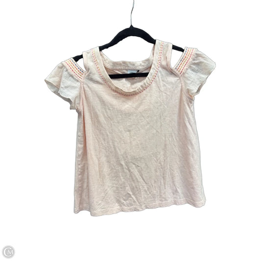 Top Short Sleeve By Akemi And Kin In Pink, Size: Xs