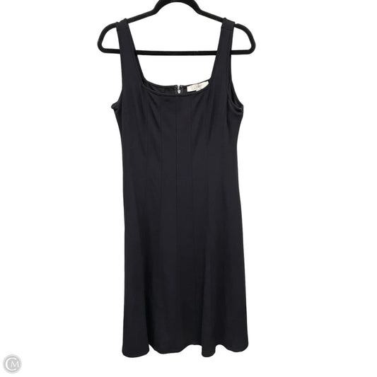 Dress Casual Midi By Loft In Black, Size: 10