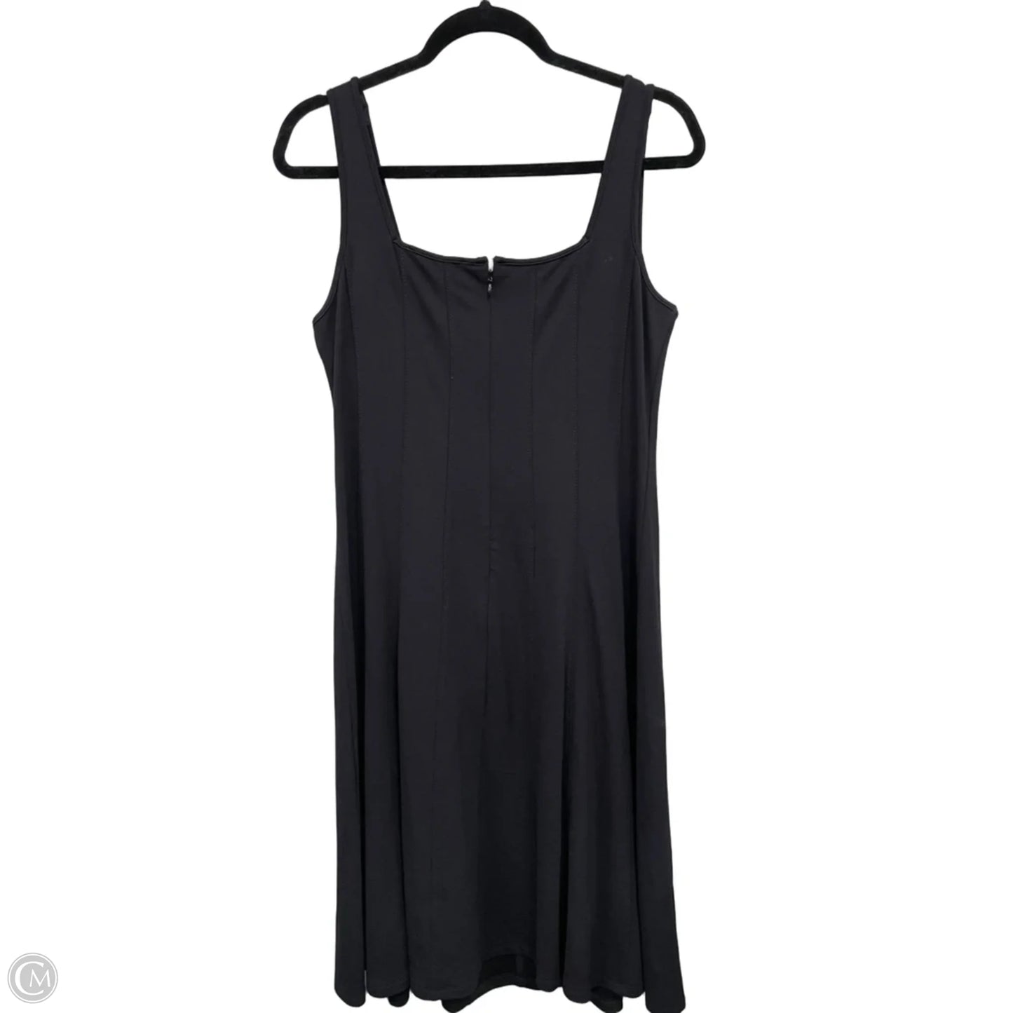 Dress Casual Midi By Loft In Black, Size: 10