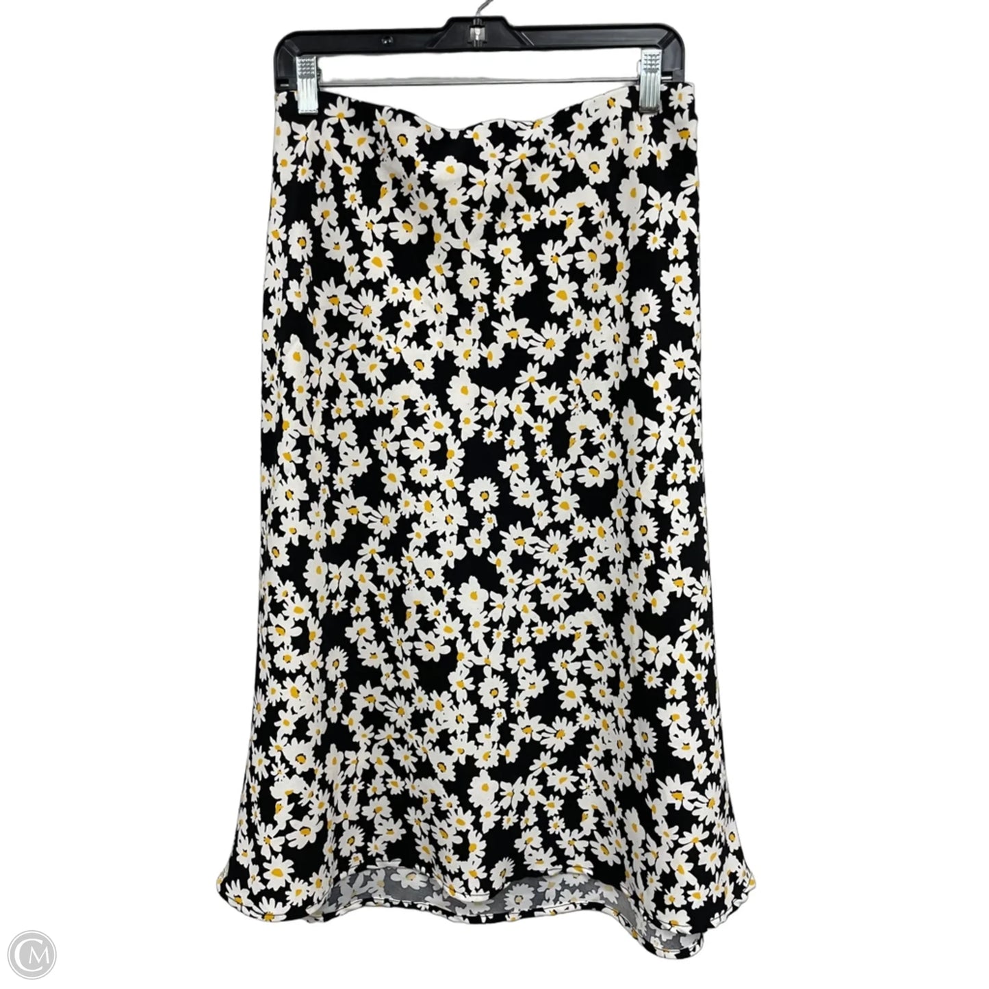 Skirt Midi By Rachel Zoe In Black & Yellow, Size: 8