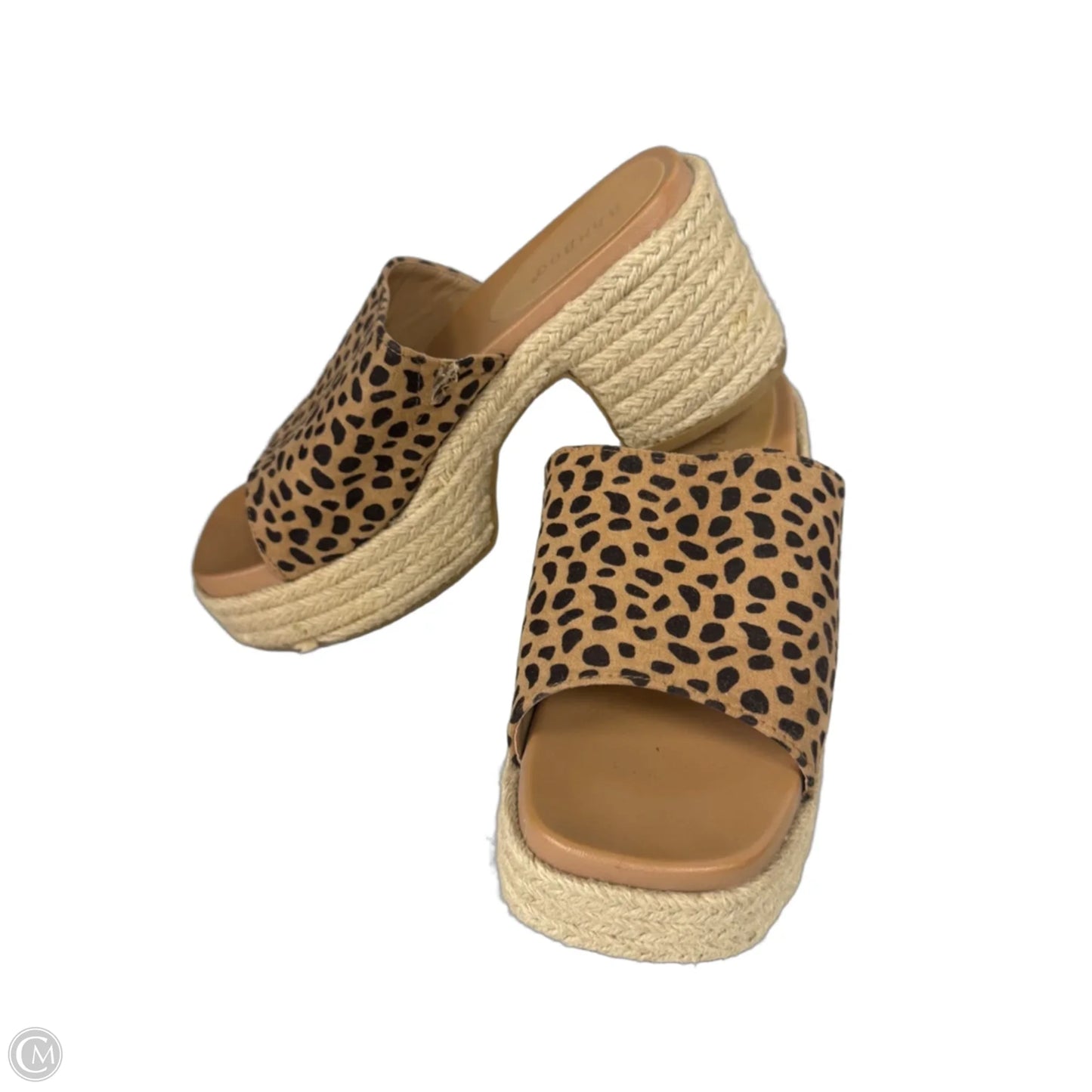 Shoes Heels Platform By Bamboo In Animal Print, Size: 6.5