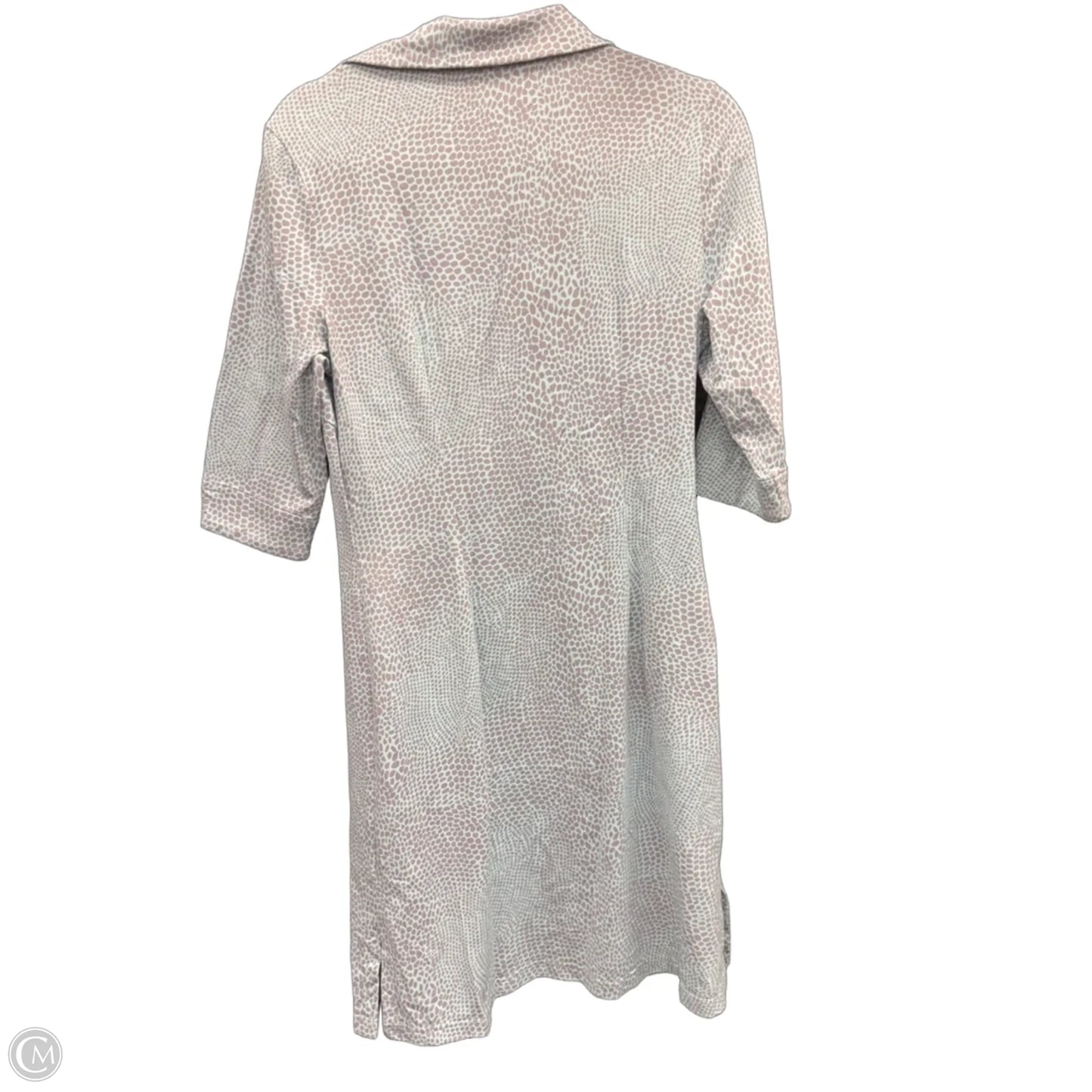 Dress Casual Midi By J Mclaughlin In Blue & Grey, Size: M