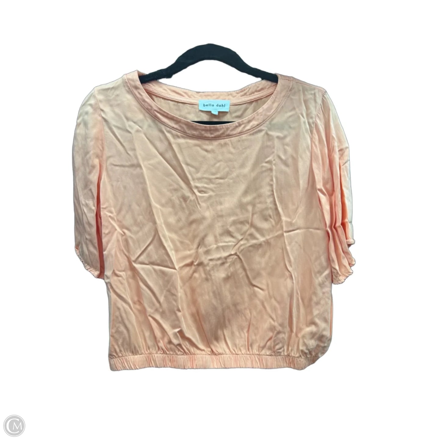 Top Short Sleeve By Bella Dahl In Coral, Size: M