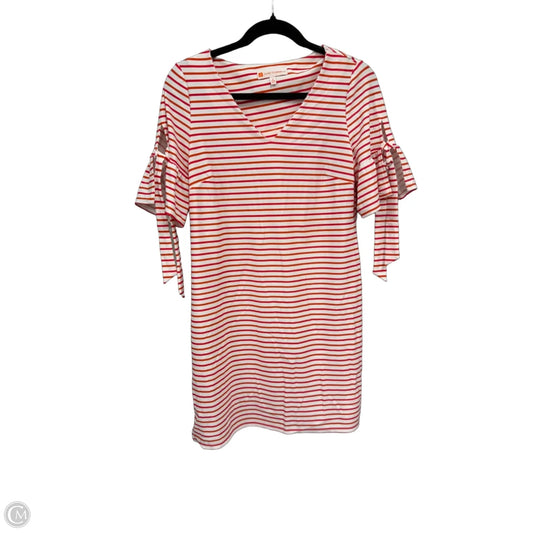 Dress Casual Short By Jude Connally In Orange & Red, Size: S