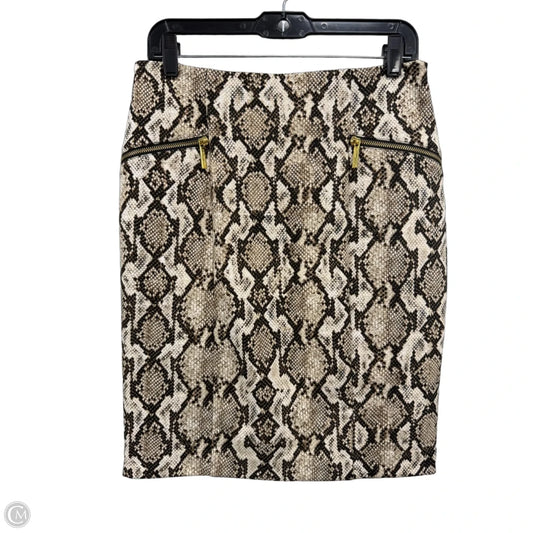 Skirt Midi By Michael By Michael Kors In Animal Print, Size: 6