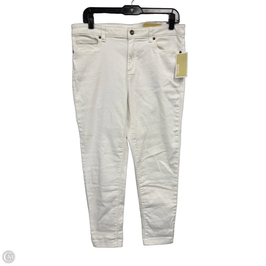 Jeans Skinny By Michael By Michael Kors In White, Size: 10