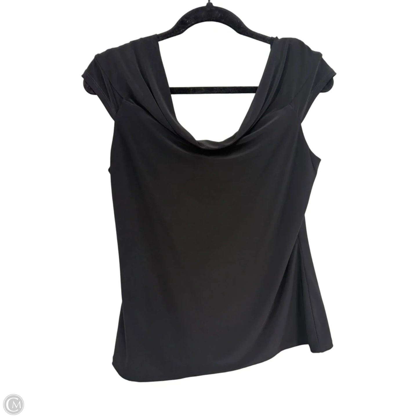 Top Short Sleeve By White House Black Market In Black, Size: L