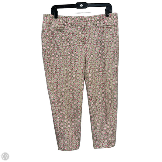 Pants Dress By Loft In Cream & Pink, Size: 10