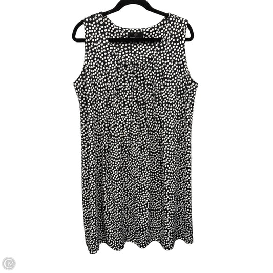 Dress Casual Short By Ronnie Nicole In Black & White, Size: 14