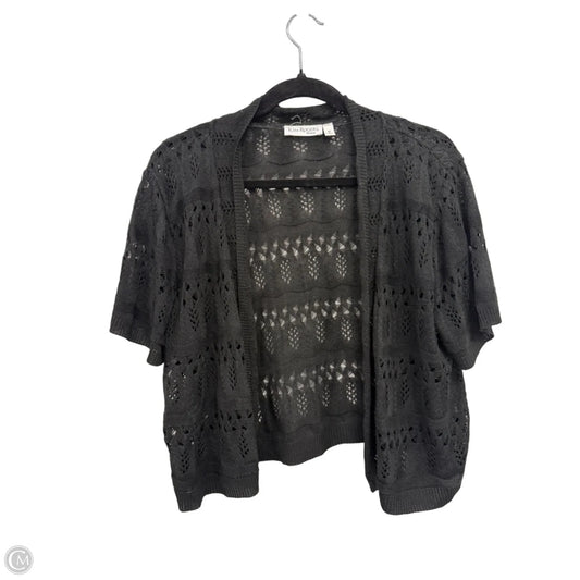 Cardigan By Kim Rogers In Black, Size: 1x