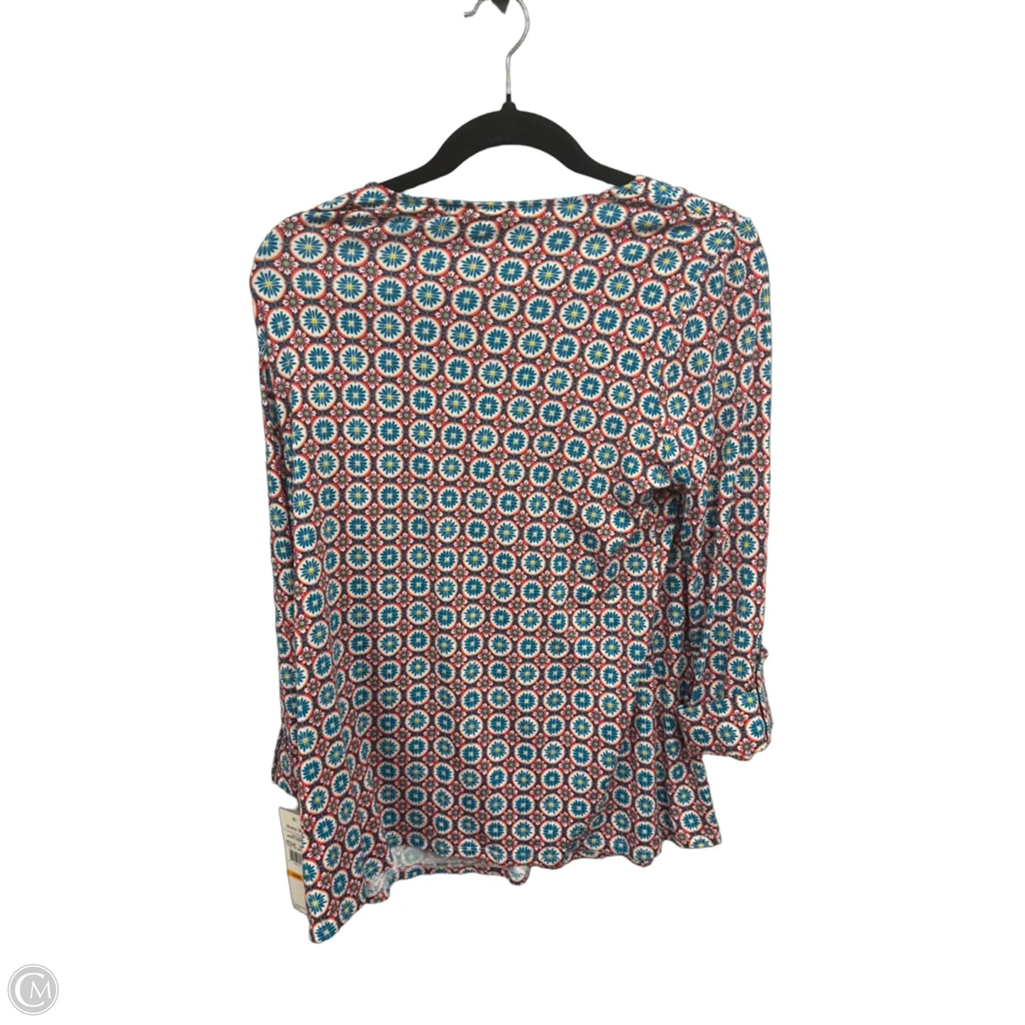 Top Long Sleeve By Ruby Rd In Blue & Red, Size: S