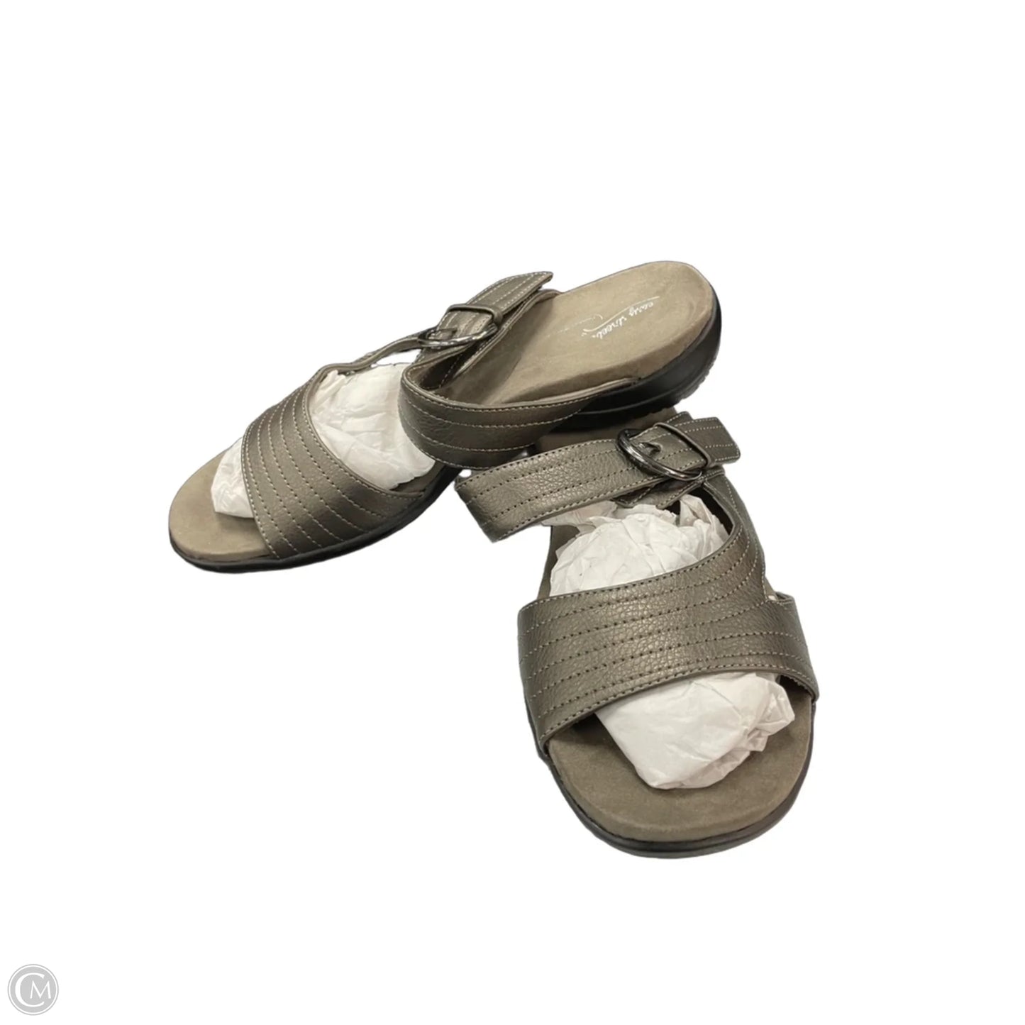 Sandals Flats By Easy Street In Brown, Size: 7.5