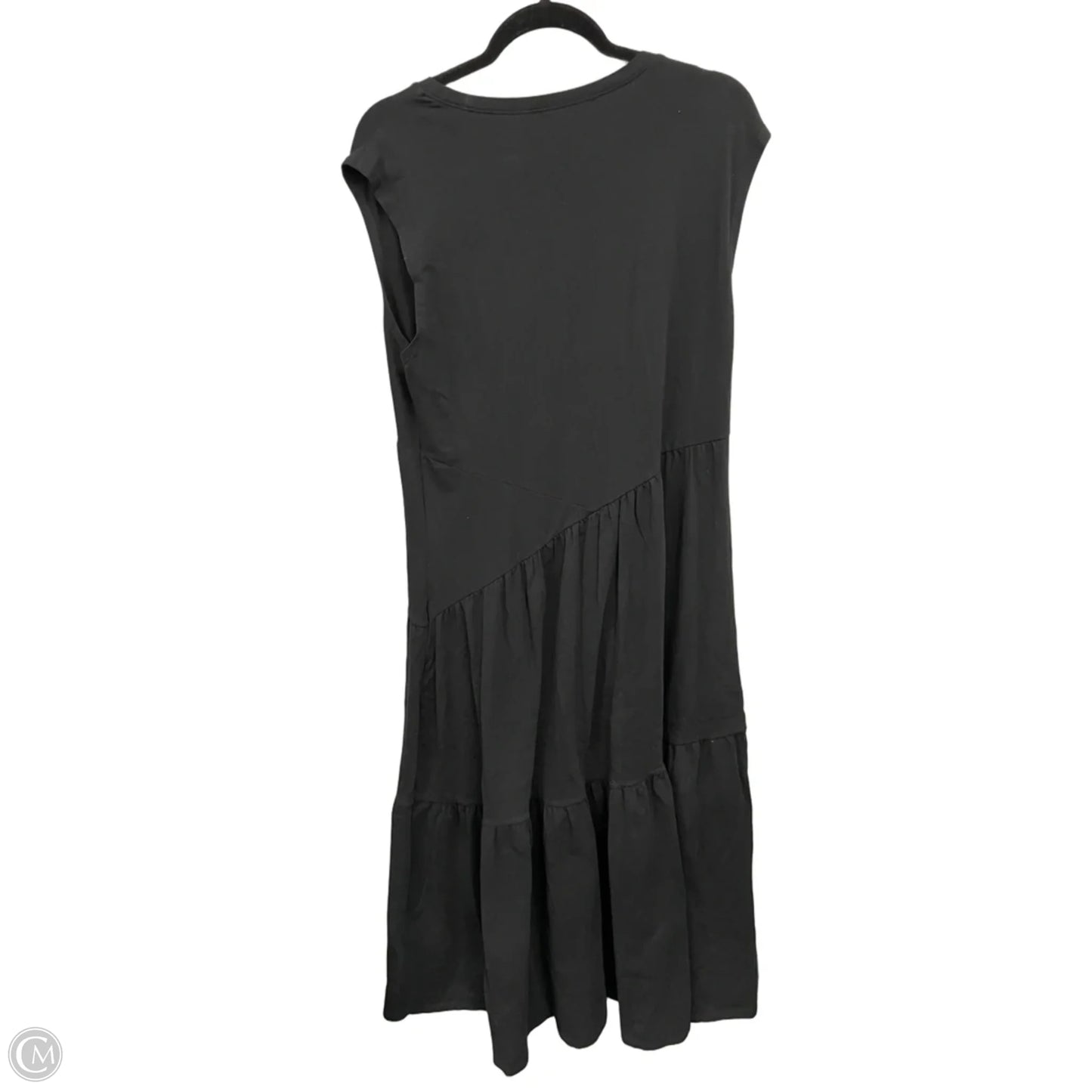 Dress Casual Maxi By Dkny In Black, Size: L