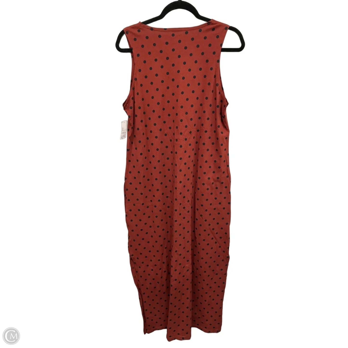 Dress Casual Maxi By Lands End In Bronze, Size: M