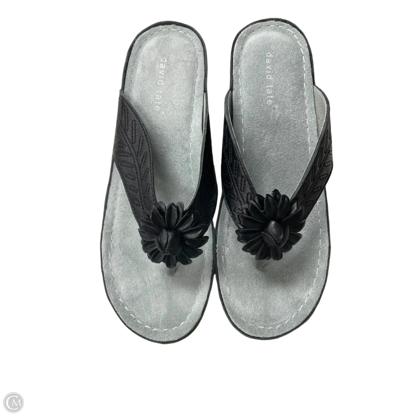 Sandals Flip Flops By Clothes Mentor In Black, Size: 8