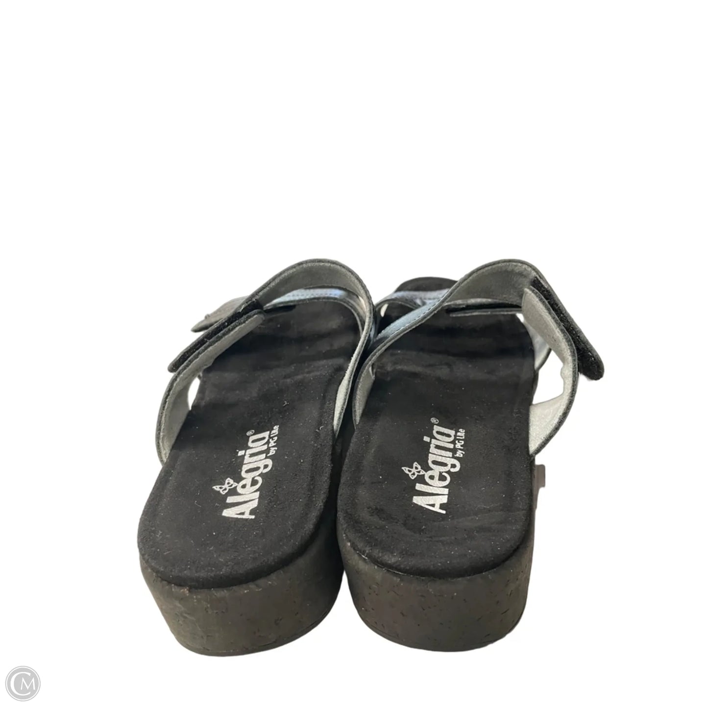 Sandals Heels Platform By Alegria In Black, Size: 8.5
