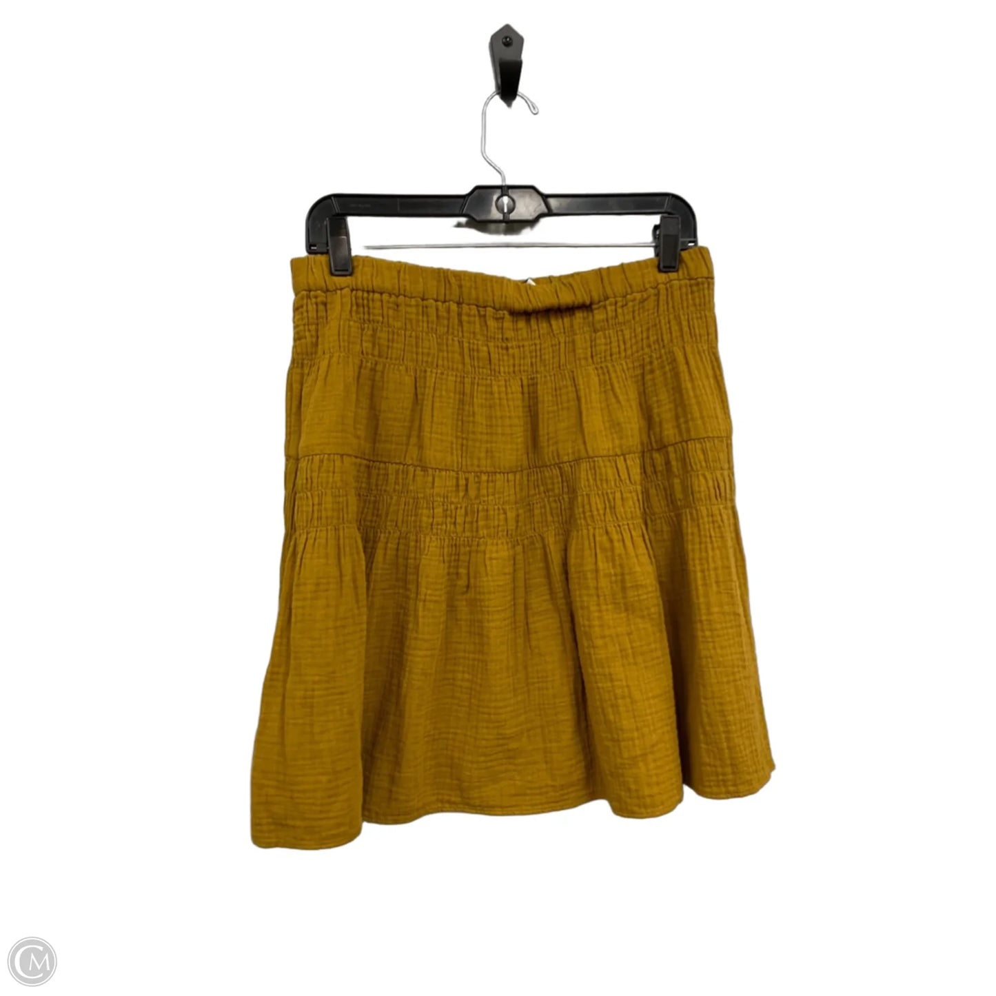 Skirt Mini & Short By Madewell In Yellow, Size: M