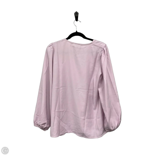 Top Long Sleeve By J. Crew In Pink, Size: M
