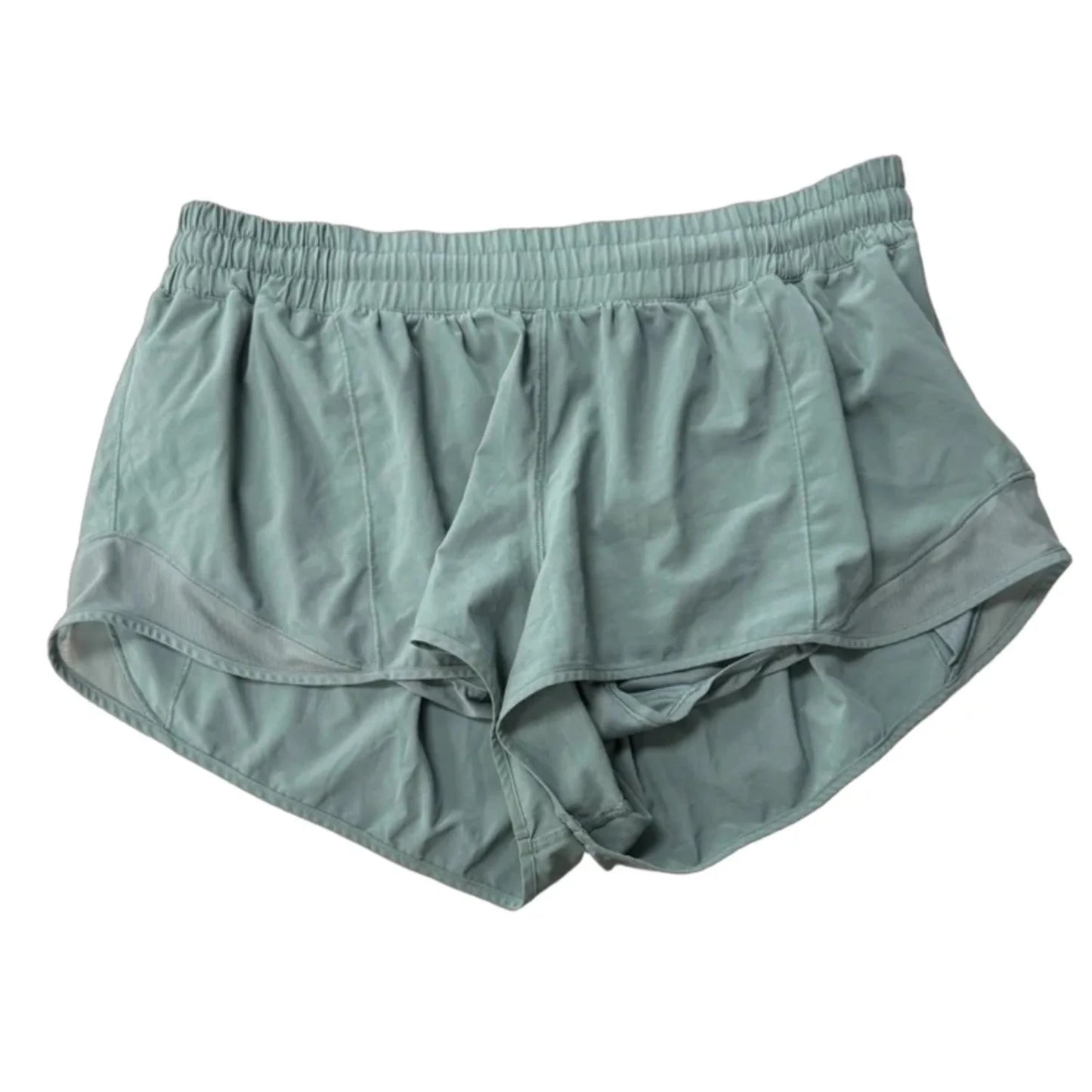 Athletic Shorts By Lululemon In Green, Size: Xl