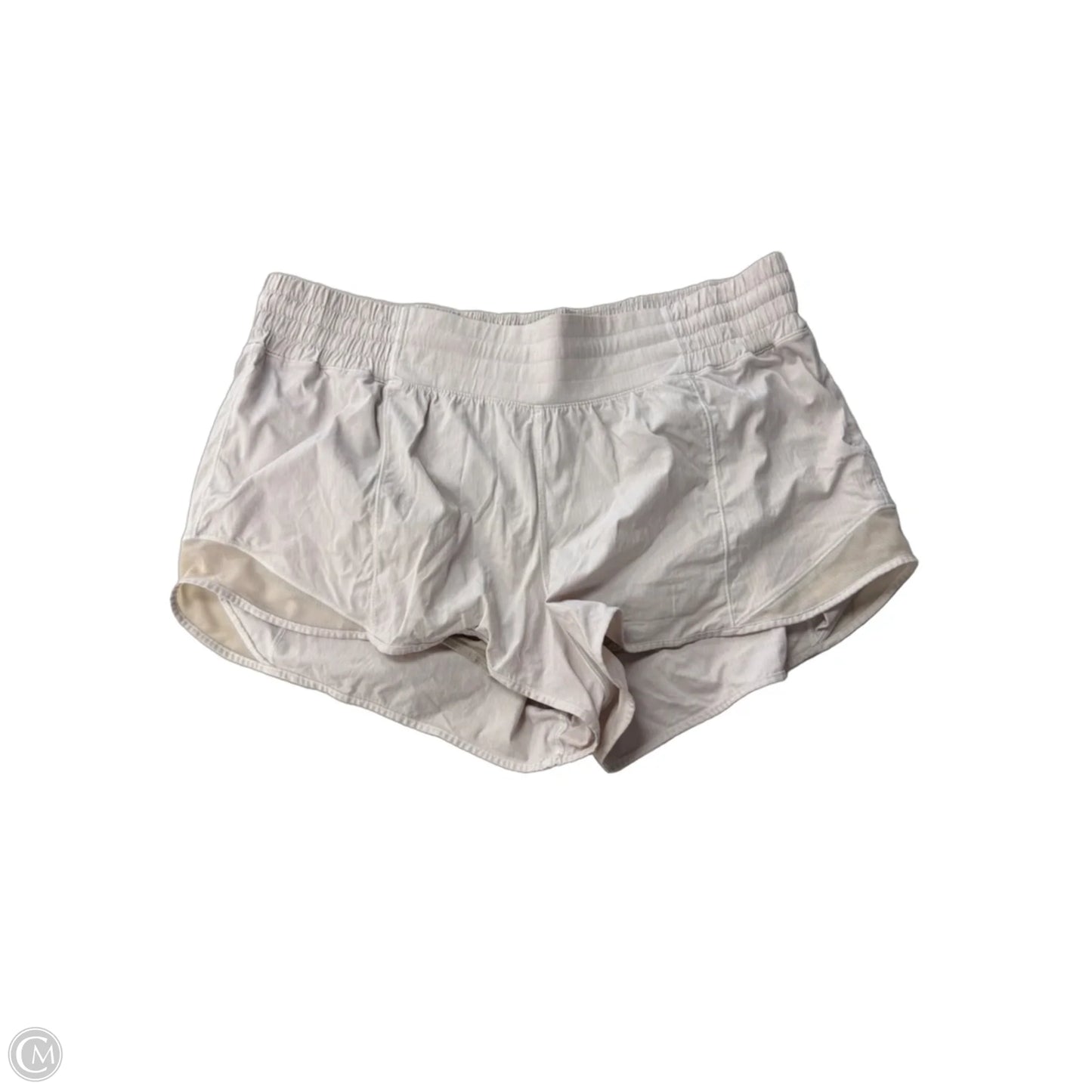 Athletic Shorts By Lululemon In Taupe, Size: Xl