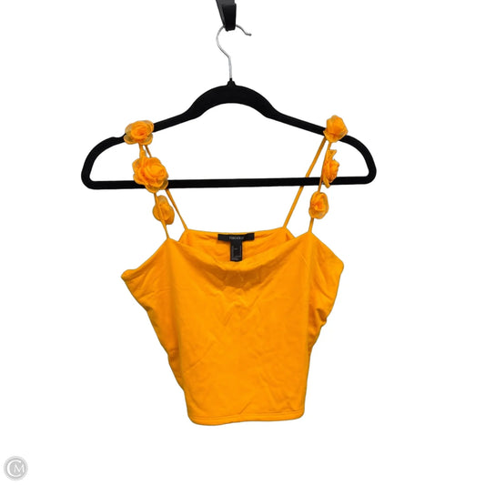 Top Sleeveless By Forever 21 In Orange, Size: L