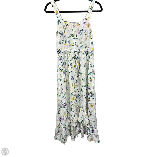 Dress Casual Maxi By Loft In Floral Print, Size: 2