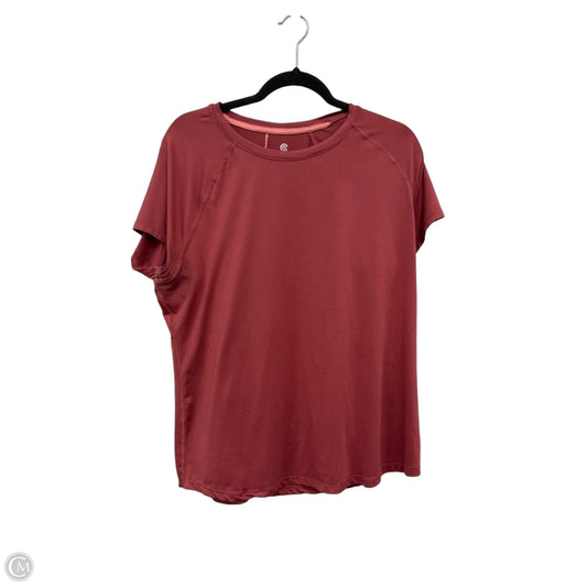 Athletic Top Short Sleeve By Champion In Red, Size: Xl