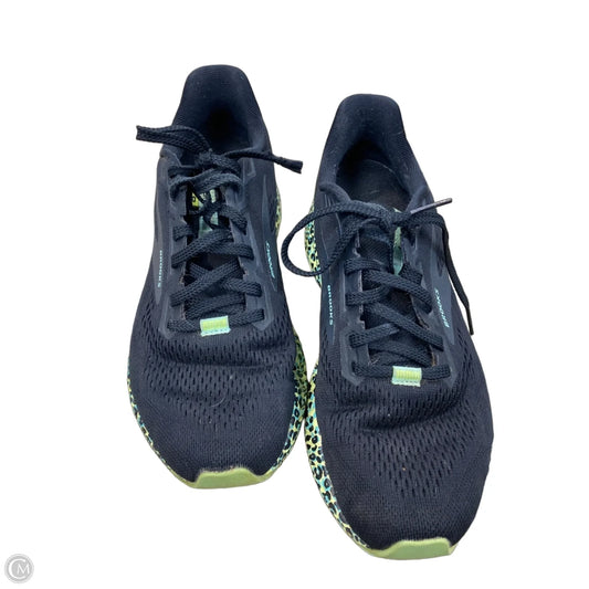 Shoes Athletic By Brooks In Black & Green, Size: 8