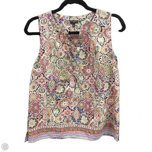 Top Sleeveless By Talbots In Multi-colored, Size: Sp