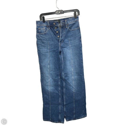 Jeans Wide Leg By Clothes Mentor In Blue Denim, Size: 2