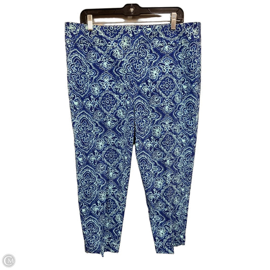 Pants Lounge By Chicos In Blue, Size: Xl