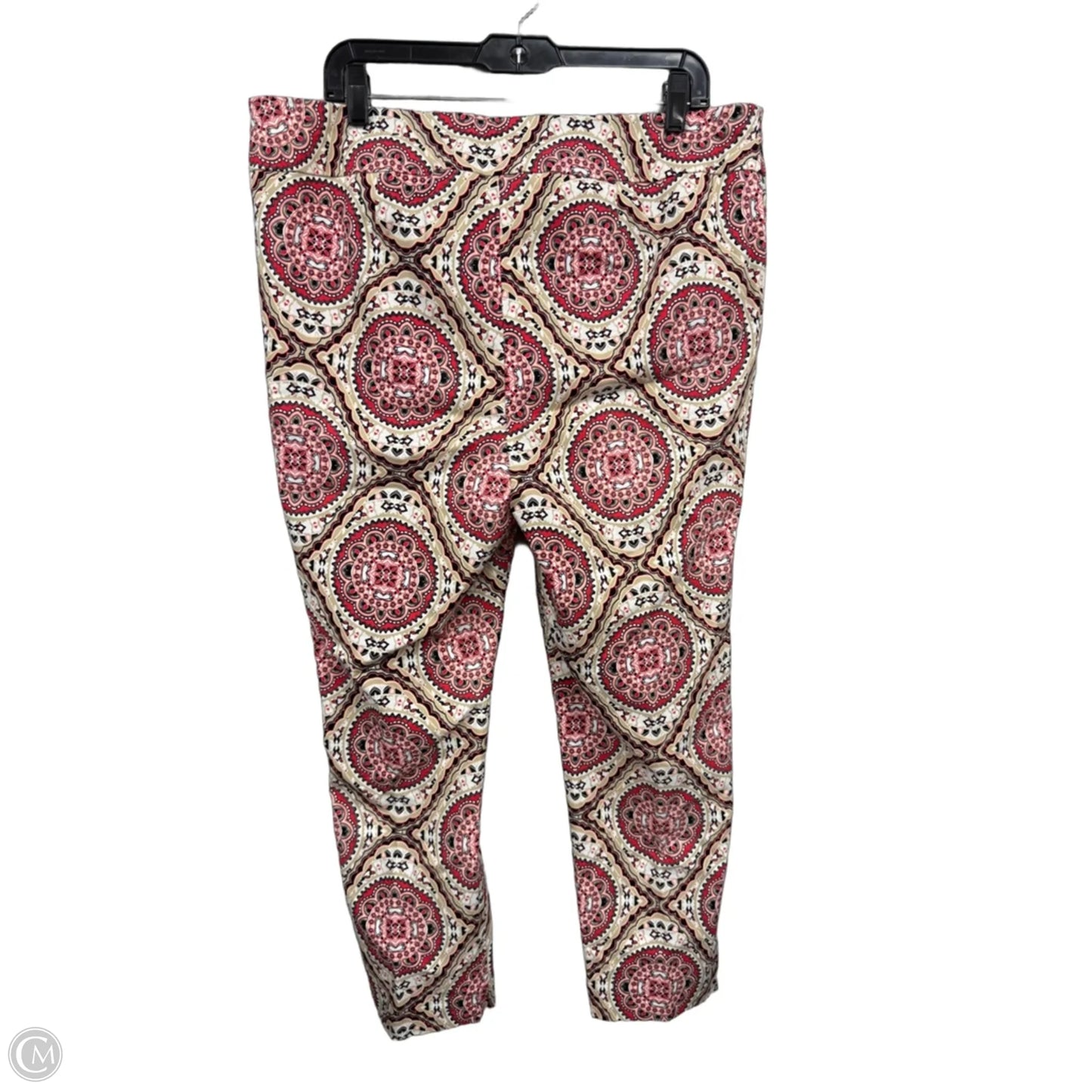 Pants Other By Chicos In Cream & Pink, Size: Xl