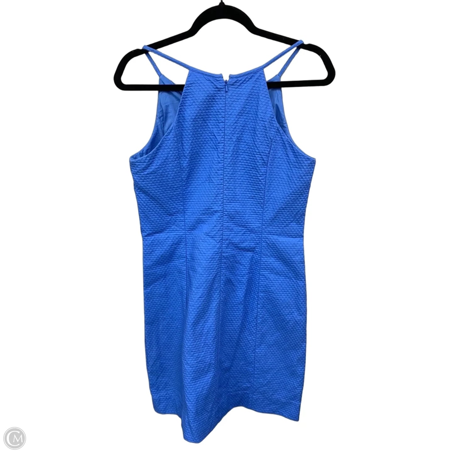 Dress Designer By Lilly Pulitzer In Blue & Gold, Size: 8