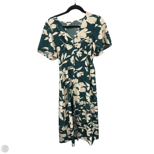 Dress Casual Maxi By Shein In Cream & Green, Size: S