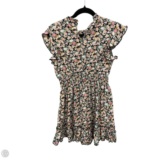Dress Casual Short By Shein In Floral Print, Size: M