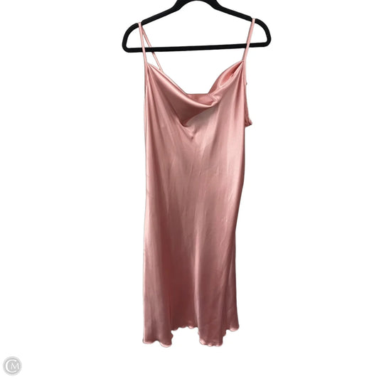 Dress Casual Maxi By Bebe In Pink, Size: Xl