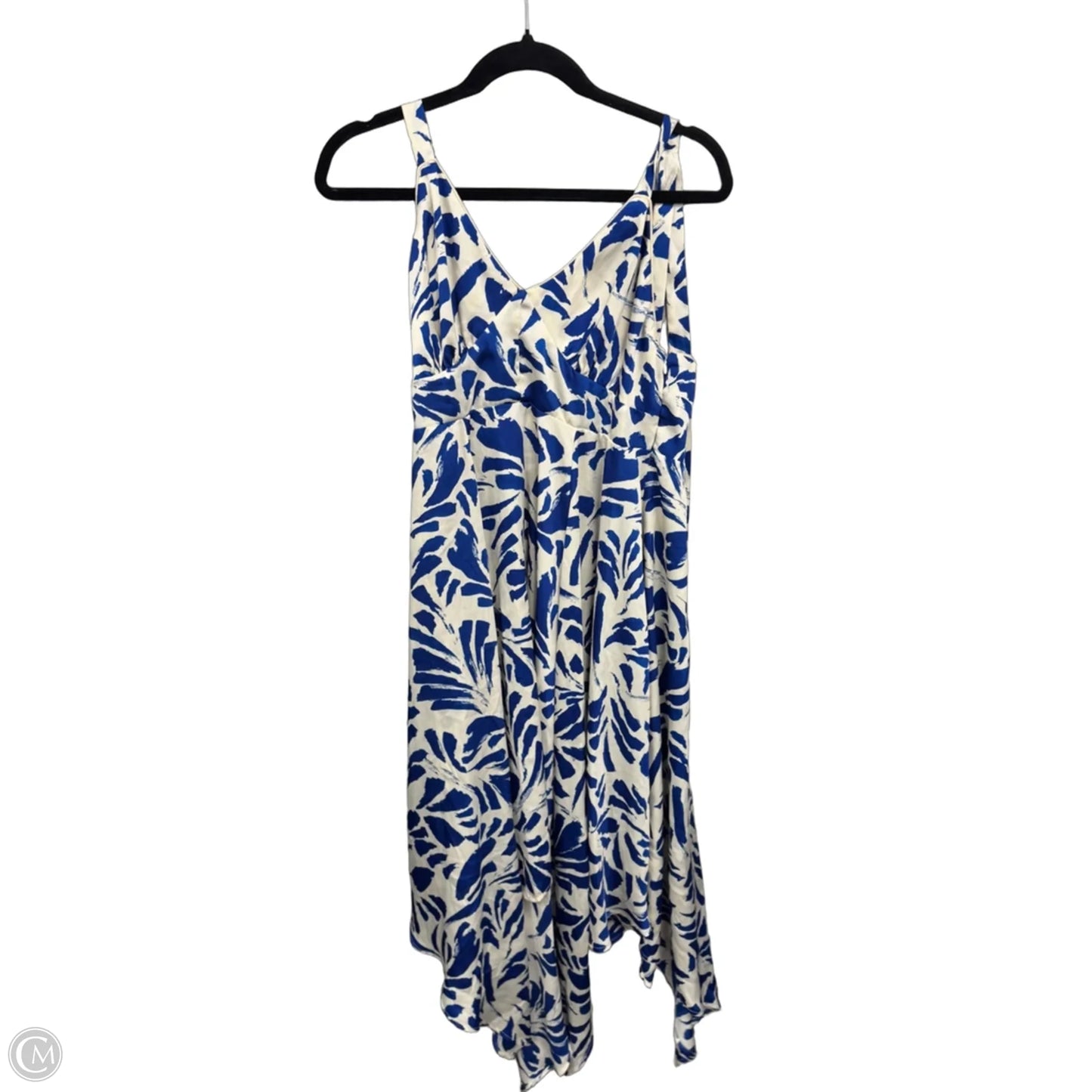 Dress Casual Maxi By Target-designer In Blue & Cream, Size: M